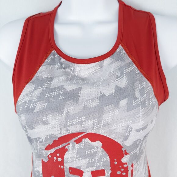Craft Spartan Pro Series Tank Top Womens Medium Compression Fit Red Gray OCR - Picture 8 of 16